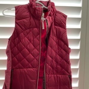 Lululemon pink vest size 12